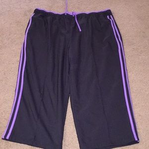 Made For Life 1X Purple & Black Capris